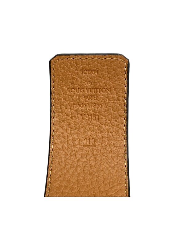 Louis Vuitton Belt Taurillon LV Initial 40 Reversible Brown Noir main image 4